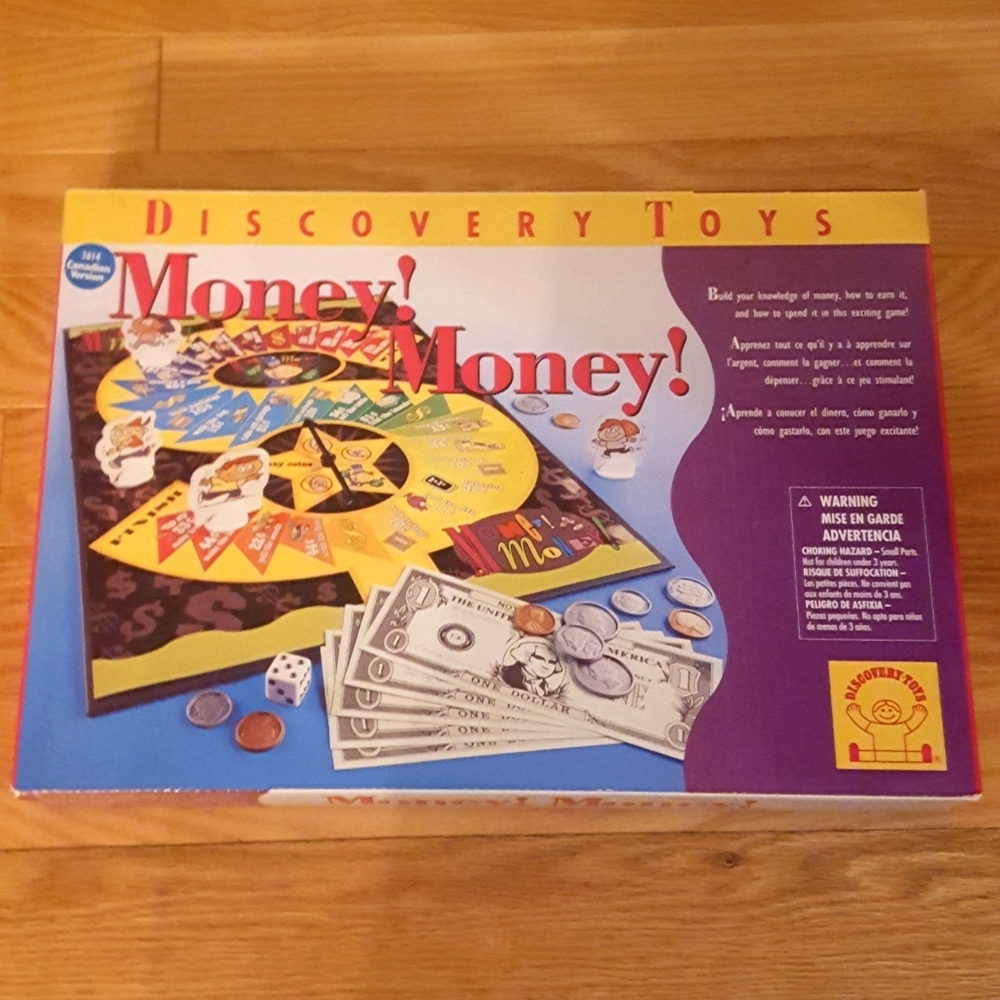 Money! Money! Board Game Canadian Version